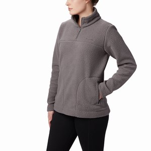 Columbia Ropa De Lana Canyon Point™ Sherpa Pullover Mujer Grises (583YPISLD)